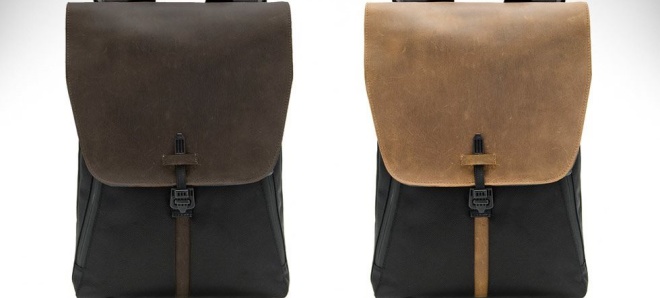 leather backpack